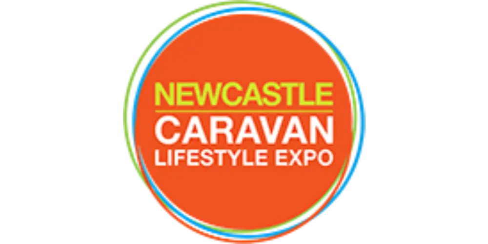 Canberra Caravan Lifestyle Expo logo in a red circular design